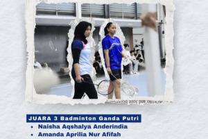 Lomba Badminton Ganda Putri